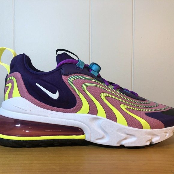 Nike Air Max 270 React ENG Eggplant Magic Flamingo - Picture 5 of 6